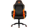 COUGAR Fusion Gaming Chair - Kunstleder - Farbe: Schwarz/Orange